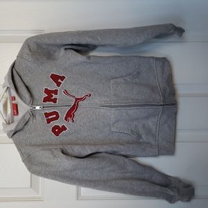 Puma Girls Front Zip Hoodie Sweatshirt size L 12